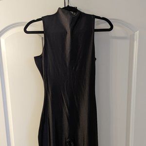 SKIMS Shine Spandex Jersey Catsuit Medium, Onyx